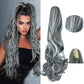 Drømmende bølget hestehalehårforlængelser med klip