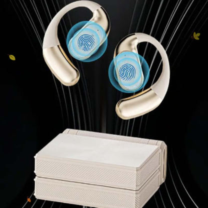 Letvægts trådløse øretelefoner med åben øre og klar lyd