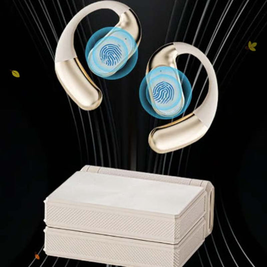 Letvægts trådløse øretelefoner med åben øre og klar lyd