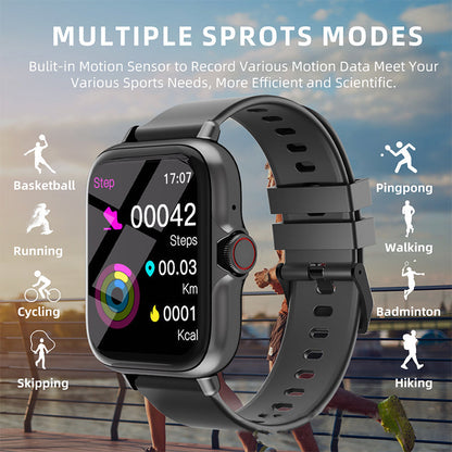 🔥2026 Nye varer på tilbud⌚ Unisex smartur🎁 Besvar og foretag opkald🛌 Søvnsporing🏋️ 100 sportstilstande💦 IP68 vandtæt skridttæller