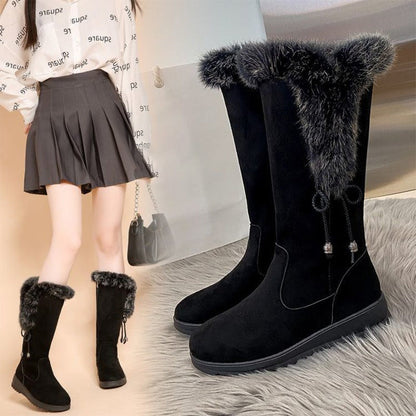 👢 ❄️ Vinterstøvler til kvinder, der går til midt på læggen – varme, skridsikre og holdbare til brug hele dagen 🧥
