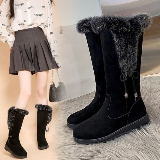 👢 ❄️ Vinterstøvler til kvinder, der går til midt på læggen – varme, skridsikre og holdbare til brug hele dagen 🧥