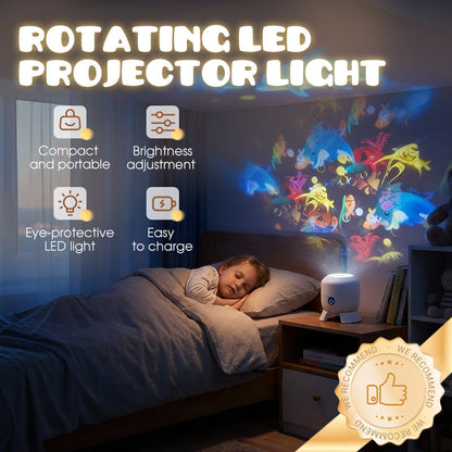 Dynamisk roterende LED-projektørlys