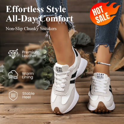 👟💐 Casual sneakers til kvinder – polstret komfort, letvægtsdesign og perfekte til brug hele dagen 👣