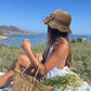 🎀 50 % RABAT 👒 | Stråhat med retro-sløjfe – sammenfoldelig og åndbar til sommeren