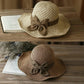 🎀 50 % RABAT 👒 | Stråhat med retro-sløjfe – sammenfoldelig og åndbar til sommeren