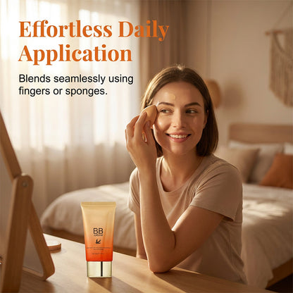 🏆 Køb 1, få 1 gratis!!  🎁 🧡 Fugtgivende BB-creme til et fejlfrit, naturligt resultat