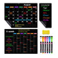 🌈Magnetic Calendar Board with Erasable Markers