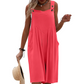 🌸 Tidsbegrænset tilbud ✨ Ærmeløs jumpsuit med brede ben til sommerbrisen