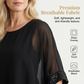 📢📢30 % RABAT !! ⏰Casual bluse med rund hals til kvinder