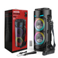 🥳2026 HOT SALE🥳💞50% OFF! Portable Bluetooth Speaker with Mic – 16W loud sound, RGB lights & wired microphone.