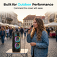 🥳2026 HOT SALE🥳💞50% OFF! Portable Bluetooth Speaker with Mic – 16W loud sound, RGB lights & wired microphone.