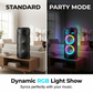 🥳2026 HOT SALE🥳💞50% OFF! Portable Bluetooth Speaker with Mic – 16W loud sound, RGB lights & wired microphone.