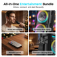 🥳2026 HOT SALE🥳💞50% OFF! Portable Bluetooth Speaker with Mic – 16W loud sound, RGB lights & wired microphone.
