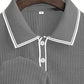 Sommerlig, afslappet polo-shirt med korte ærmer