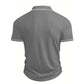 Sommerlig, afslappet polo-shirt med korte ærmer
