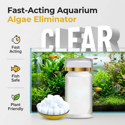 🥳2026 TOPTILBUD🥳💞Over 50.000 solgt!🐠💧 50 % RABAT! Algebekæmpelsestabletter – Stopper algevækst på celleniveau. Nemme at lægge i akvariet. Hold dit akvarium krystalklart. 🐟✅