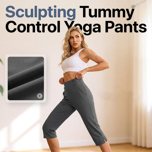 ⏰🔥TIDSBEGRÆNSET TILBUD: 56 % RABAT! 💪 Elegante yogabukser med mavekontrol – slankende, behagelige og perfekte til yoga eller hverdagsbrug ✨🧘‍♀️