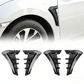 🏎️ 50 % RABAT NU!🔥 Ventilationsklistermærker til bilens skærme – sporty design og beskyttelse mod ridser – universel dekorativ TPU-beklædning ✨