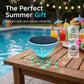 🌊🌞Sommertilbud – 50 % rabat!!🌟Flydende solcellelampe til poolen med fiskeprojektion