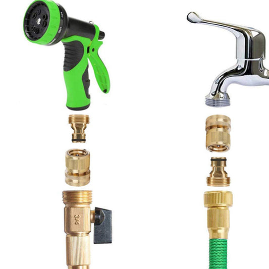 🔩 BEGRÆNSET TID: 50 % RABAT! ✨ 3/4" hurtigkobling i messing – rustfri, lækagefri, universal 💧