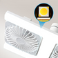 🌬️✨ Dobbelt loftventilator med LED-lys – moderne design med fjernbetjening til stue og soveværelse