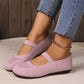 🥳2026 HOT SALE🥳💞Over 50.000 solgt!👟🌬️ 50 % RABAT! Åndbare strikkede flade sko – Bløde som skyer, skridsikker sål. Gå i timevis, og dine fødder forbliver kølige og friske. Din nye favorit! 🌸✨