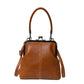 💋 Kiss Lock-skuldertaske til kvinder med håndtag på toppen