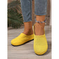 🔥50 % RABAT! 👟Åndbare strikkede slip-on-mules til kvinder – Luftige, behagelige, nemme at glide i☀️✨