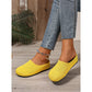 🔥50 % RABAT! 👟Åndbare strikkede slip-on-mules til kvinder – Luftige, behagelige, nemme at glide i☀️✨