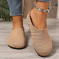 🔥50 % RABAT! 👟Åndbare strikkede slip-on-mules til kvinder – Luftige, behagelige, nemme at glide i☀️✨