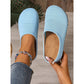🔥50 % RABAT! 👟Åndbare strikkede slip-on-mules til kvinder – Luftige, behagelige, nemme at glide i☀️✨