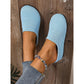 🔥50 % RABAT! 👟Åndbare strikkede slip-on-mules til kvinder – Luftige, behagelige, nemme at glide i☀️✨