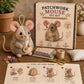 🧵🐭 Vintage patchwork-mus DIY-sæt – Alt inkluderet & perfekt til begyndere!