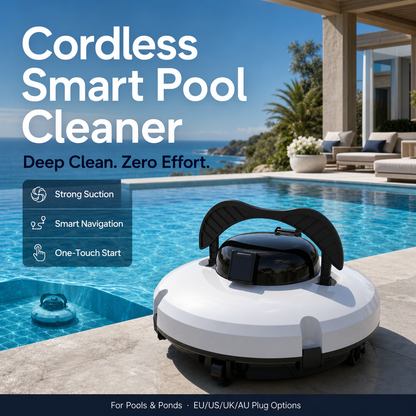 Trådløs robot til rengøring af swimmingpools