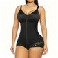 Shapewear-bodysuit med lynlås til kvinder, der former maven