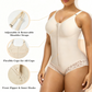 Shapewear-bodysuit med lynlås til kvinder, der former maven