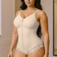 Shapewear-bodysuit med lynlås til kvinder, der former maven