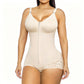 Shapewear-bodysuit med lynlås til kvinder, der former maven