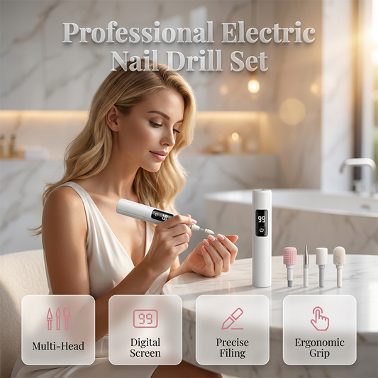 💎 TIDSBEGRÆNSET 50% RABAT! ✨Professionel elektrisk neglepolerer