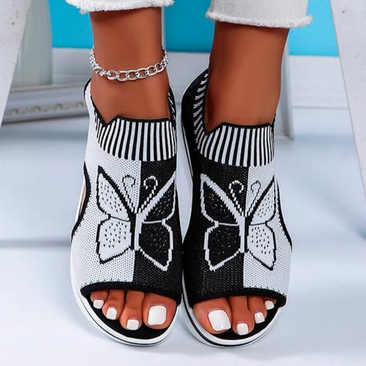 ⏳50 % rabat i en begrænset periode⏰Casual peep-toe-strand sandaler med plateau til kvinder🦋👡