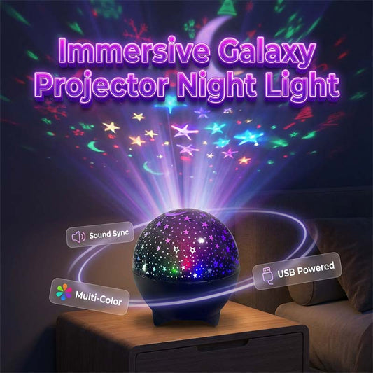 USB-LED Galaxy-projektor-natlampe