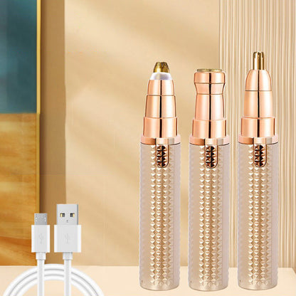 Recortador eléctrico multifuncional portátil para cejas