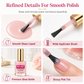 💅 Glattere negle med blank finish – nude-rosa negleudjævner, 12 ml