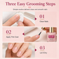💅 Glattere negle med blank finish – nude-rosa negleudjævner, 12 ml