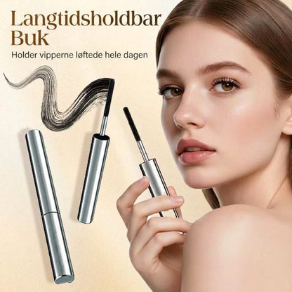 Vandfast mascara med bøjende og forlængende effekt