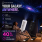 🌌🌙 USB-måneprojektor med natlampe – roterende stjernehimmel, beroligende søvnstemning ✨✅
